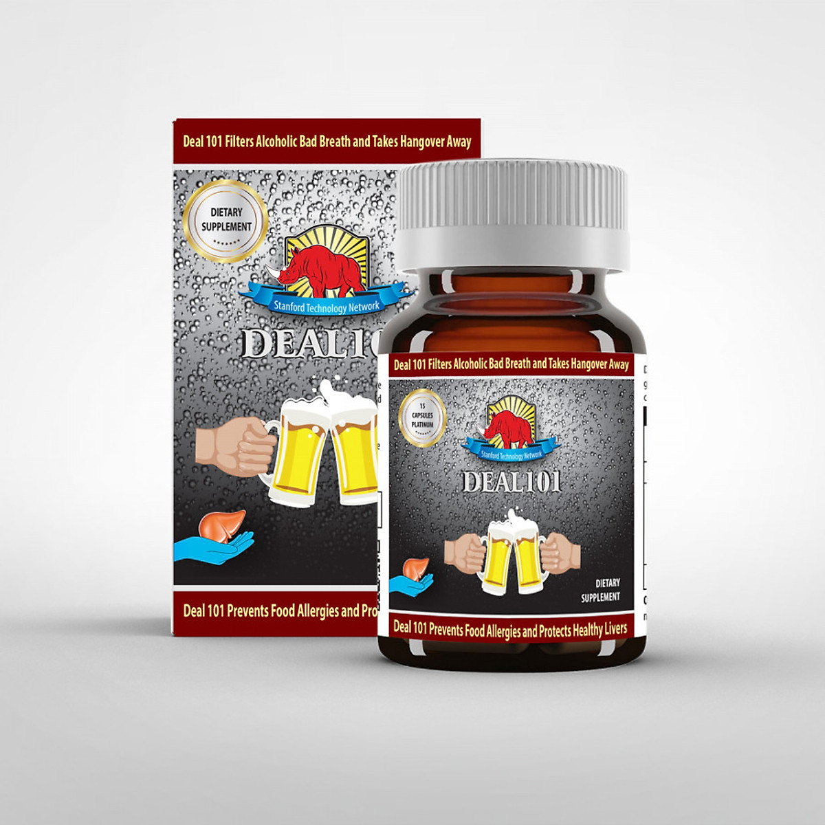 Viên Giải Bia Rượu DEAL 101 (Hộp 1 lọ 15 viên)